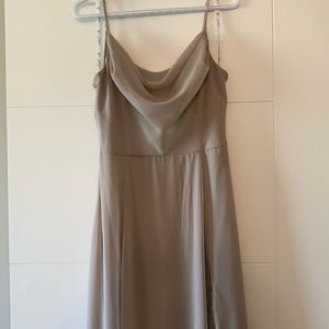 David’s Bridal, Nude, Bridesmaids Dress.